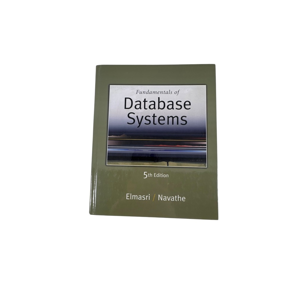 Pearson Fundamentals of Database Systems 5th Ed Elmasri Navathe Hardcover EX